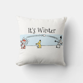 Es ist Winter Kissen