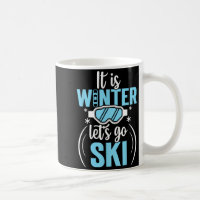 Es ist Winter, lasst uns Ski fahren, Skifahrer