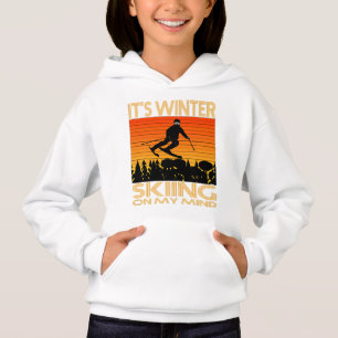 ES IST WINTER - MEINER MEINUNG NACH SKIEN. HOODIE