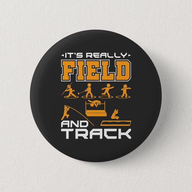 Es ist wirklich Field and Track Thrower Jumper Button (Vorderseite)