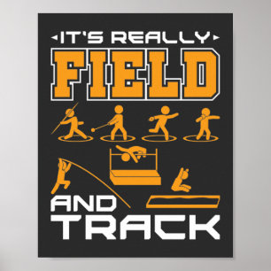 Es ist wirklich Field and Track Thrower Jumper T-S Poster