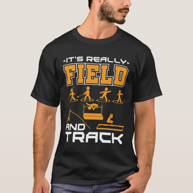 Es ist wirklich Field and Track Thrower Jumper  T-Shirt (Vorderseite)