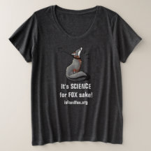 Es ist WISSENSCHAFT für FOX halber T-Shirt Frauen 