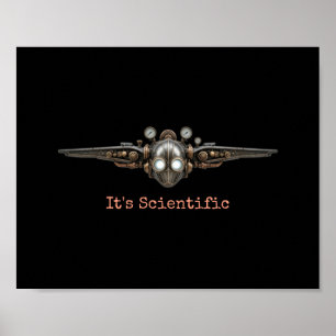 Es ist wissenschaftlich Poster