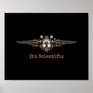 Es ist wissenschaftlich Poster