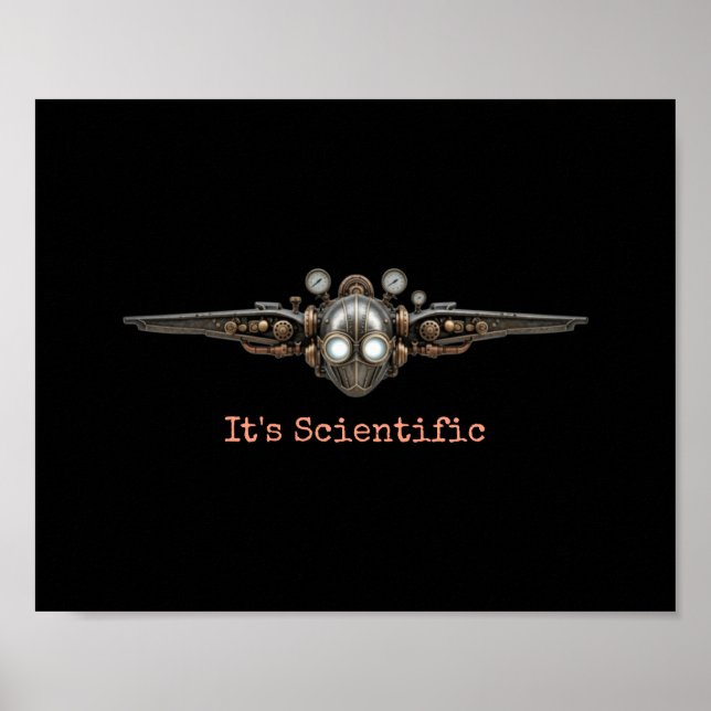 Es ist wissenschaftlich Poster (Vorne)