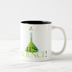 Es ist Wissenschafts-Kaffee-Tasse Zweifarbige Tasse