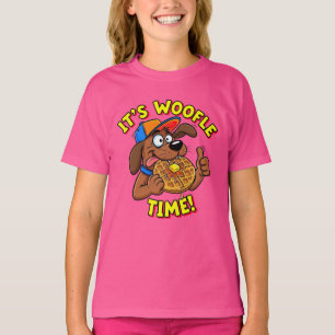 Es ist Woofle-Zeit Hunde-Wortspiel T-Shirt