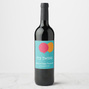 Es ist Zehn moderne Whimsical Wine Label Weinetikett