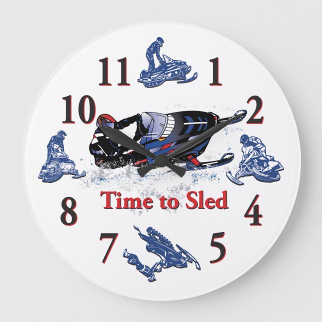 Es ist Zeit, die Snowmobile Uhr zu versenken (Vorderseite)