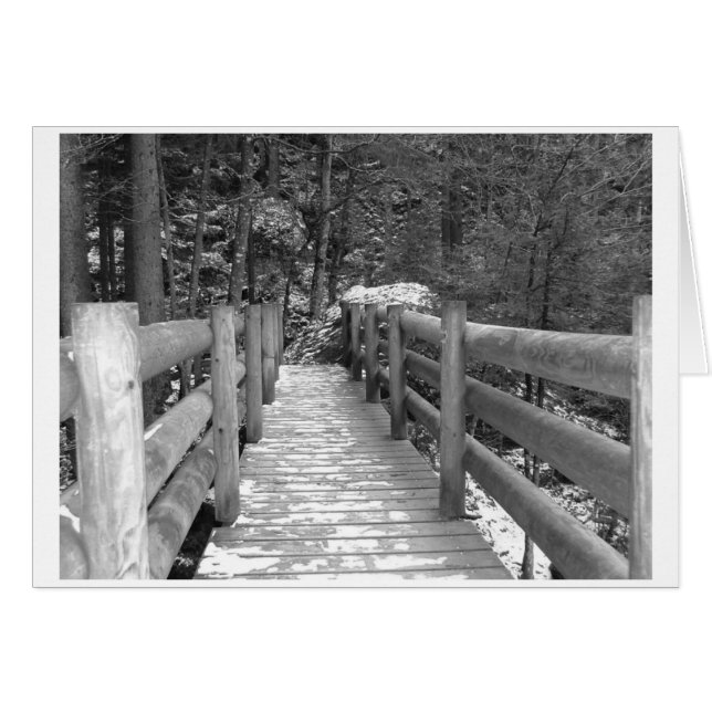 Es ist Zeit, diese Brücke zu überqueren. (Vorderseite (Horizontal))