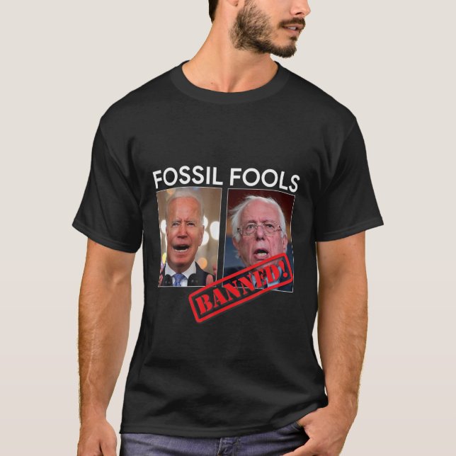 Es ist Zeit, Fossile Narren Biden Men Women zu ver T-Shirt (Vorderseite)
