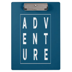 Es ist Zeit für Abenteuer Klemmbrett