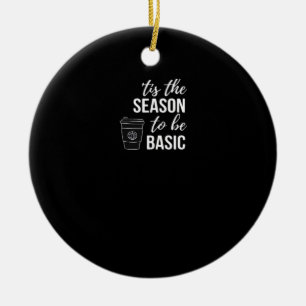 Es ist Zeit für Basic Keramik Ornament