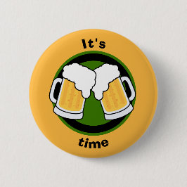 "Es ist Zeit für Bier!" Die Bierbrille in den Grif Button