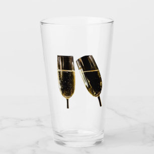 Es ist Zeit für Bier Glas