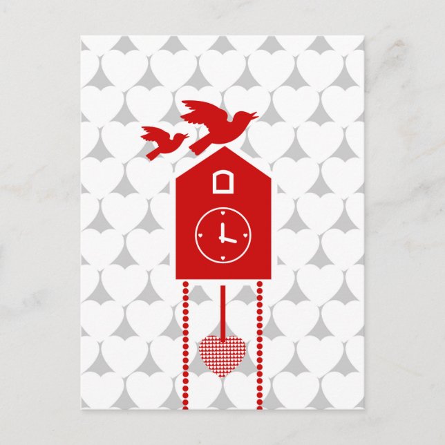 Es ist Zeit für Liebe Postkarte (Vorderseite)