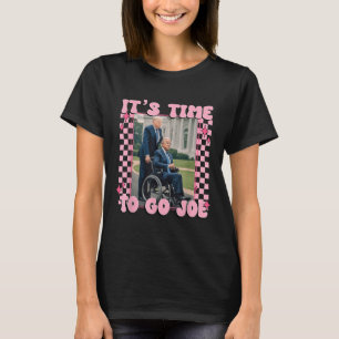 Es ist Zeit, Joe Funny Trump 2024 zu folgen T-Shirt