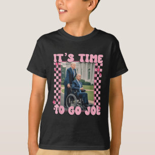 Es ist Zeit, Joe Funny Trump 2024 zu folgen T-Shirt