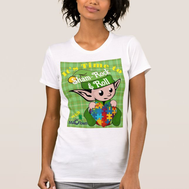 Es ist Zeit, mit MACTown Sham-Rock & Roll zu spiel T-Shirt (Vorderseite)