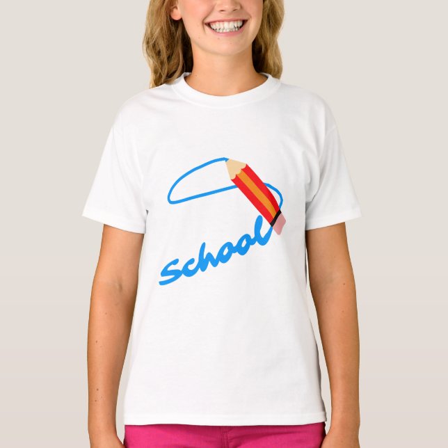 Es ist Zeit, wieder zur Schule zu gehen T-Shirt (Vorderseite)