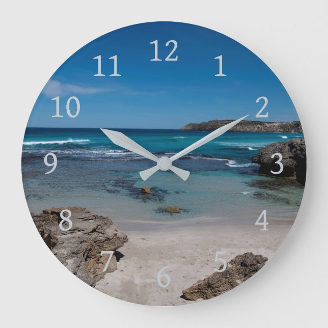 Es ist Zeit, zum Paradies zu gehen Große Wanduhr (Vorderseite)