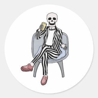 Es ist Zeit zum Party Runder Aufkleber