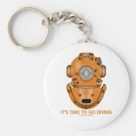 Es ist Zeit zum Tauchen (Tauchhelm) Schlüsselanhänger