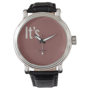 Es ist (Ziegelstein) Armbanduhr