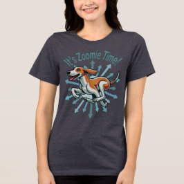 Es ist Zoomie Time American Fox Hound Tri-Blend Shirt