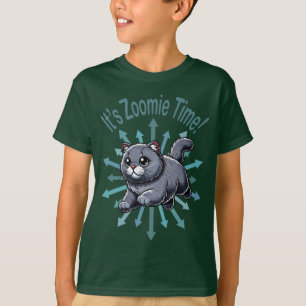 Es ist Zoomie Time British Shorthhätten Cat T-Shirt