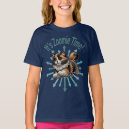 Es ist Zoomie Time Calico Cat T-Shirt