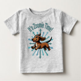 Es ist Zoomie Time Dackel Baby T-shirt