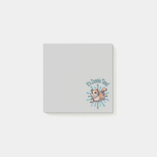 Es ist Zoomie Time Dilute Calico Katze Post-it Klebezettel