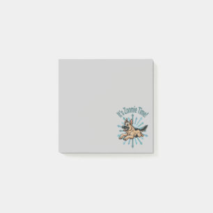 Es ist Zoomie Time German Shepherd Post-it Klebezettel