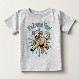 Es ist Zoomie Time Golden Doodle Baby T-shirt