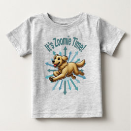 Es ist Zoomie Time Golden Retriever Baby T-shirt
