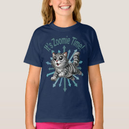 Es ist Zoomie Time Gray Tabby Cat T-Shirt