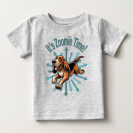 Es ist Zoomie Time Hound Dog Baby T-shirt