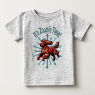 Es ist Zoomie Time Irish Setter Baby T-shirt
