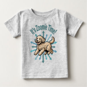 Es ist Zoomie Time Labradoodle Baby T-shirt