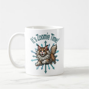 Es ist Zoomie Time Maine Coon Cat Kaffeetasse