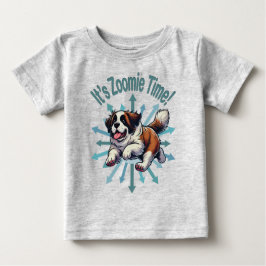Es ist Zoomie Time Saint Bernard Baby T-shirt