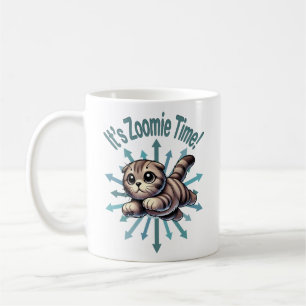 Es ist Zoomie Time Scottish Fold Cat Kaffeetasse