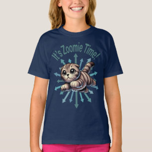 Es ist Zoomie Time Scottish Fold Cat T-Shirt