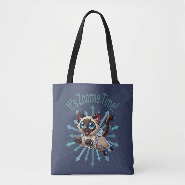 Es ist Zoomie Time Siamese Cat (Vorderseite)