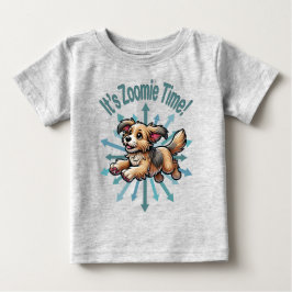 Es ist Zoomie Time Small Mutt Baby T-shirt