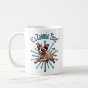 Es ist Zoomie Time Sphynx Cat Kaffeetasse