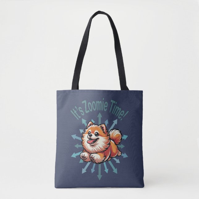 Es ist Zoomie Time Spitz (Vorderseite)