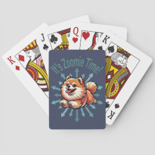 Es ist Zoomie Time Spitz Spielkarten